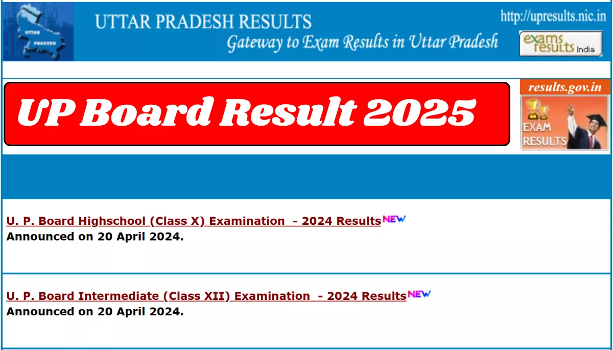 UP Board Result 2025 Date or UP Board Result Kab Ayega?